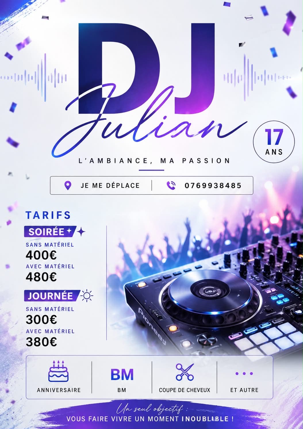 Dj pour tout vos événements