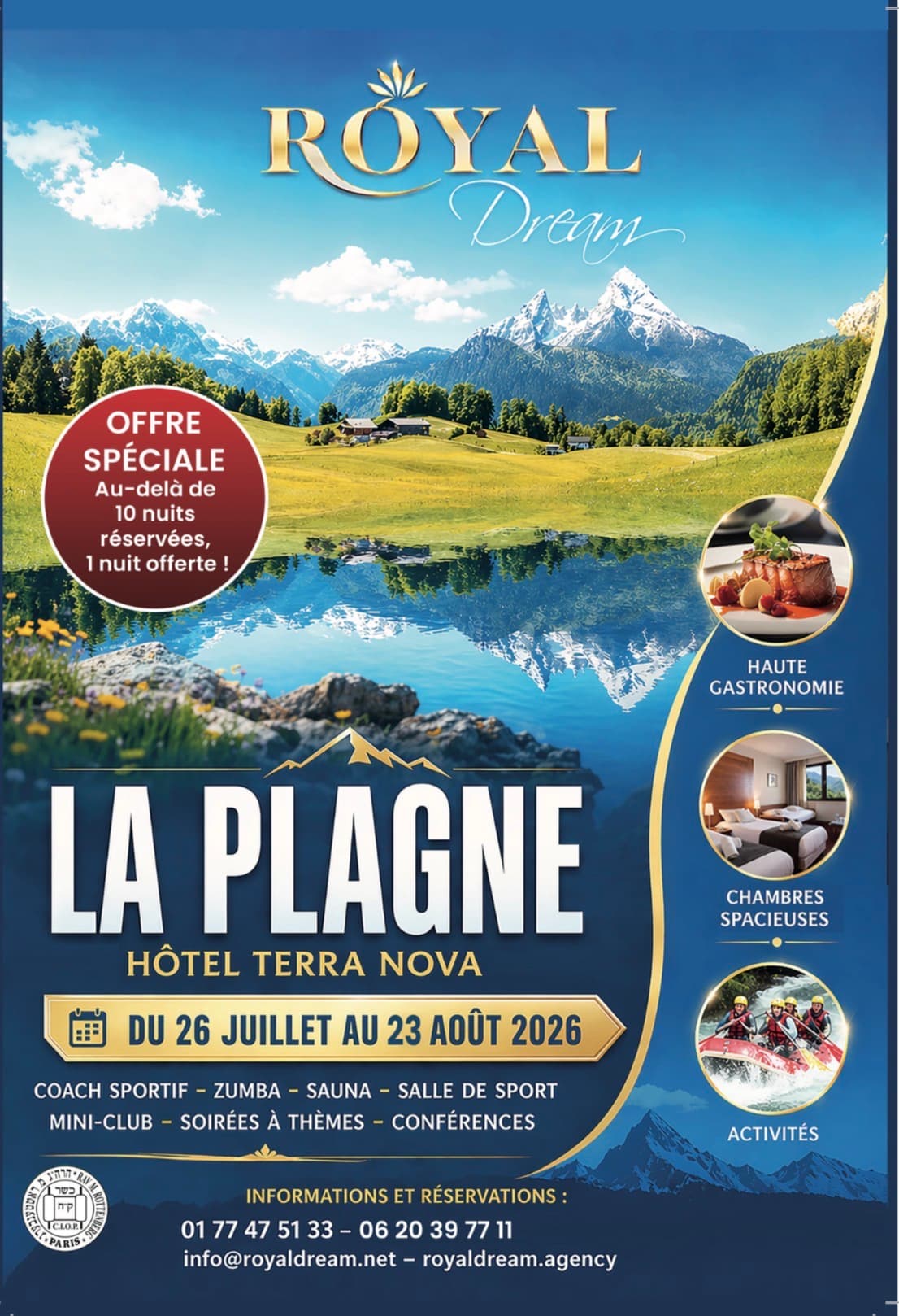 Royal Dream Été 2026 - La Plagne