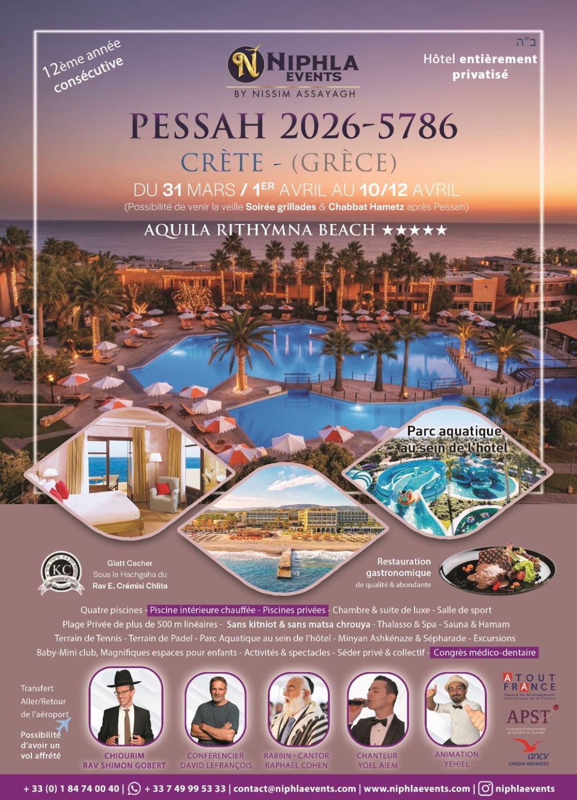 Niphla Events Pessah 2026 - Crète🇬🇷